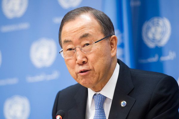 Former UN chief urges vaccine equity and development goals