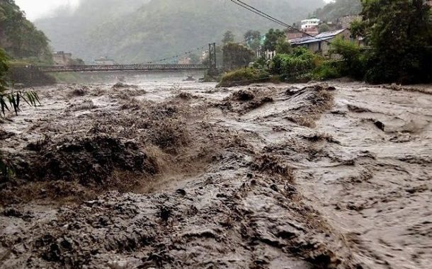 बाढीका कारण दर्जनौँ स्थानमा क्षति