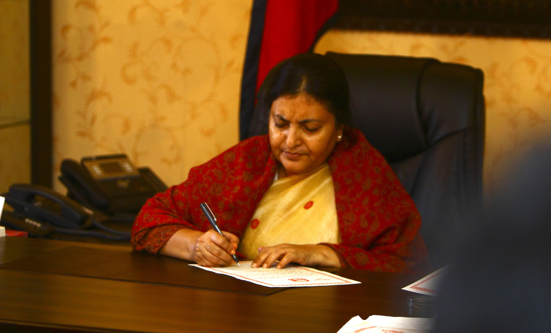 गुणस्तरीय स्वास्थ्य सेवामा आम नागरिकको सहज पहुँच अपरिहार्य : राष्ट्रपति भण्डारी