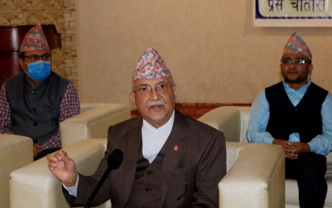 अत्याचारी र जनविरोधी शासकको अन्त्य निश्चित छ: केपी शर्मा ओली
