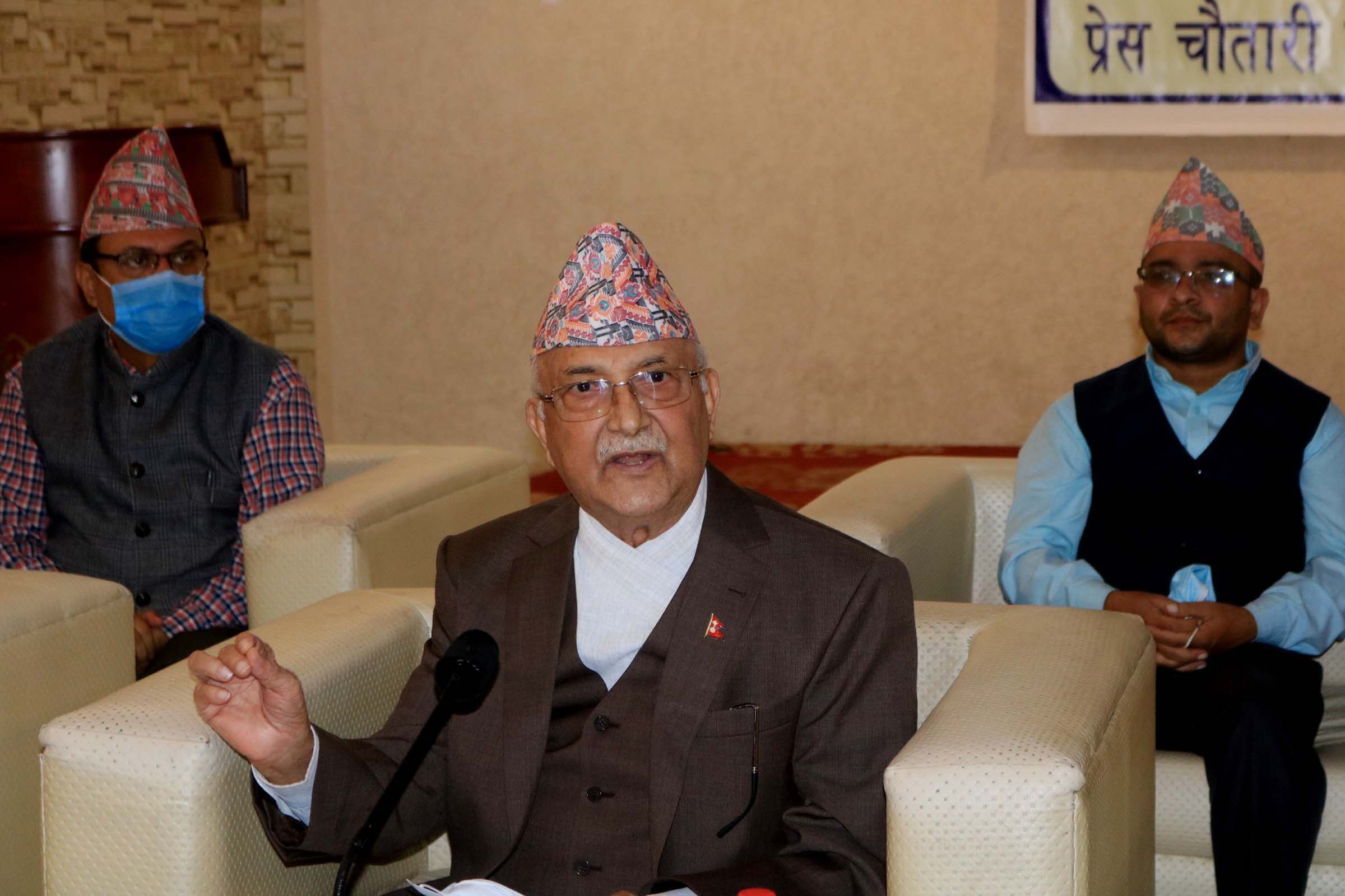 ‘समय खेर फाल्नुभन्दा निर्वाचन जानु राम्रो’ – अध्यक्ष ओली