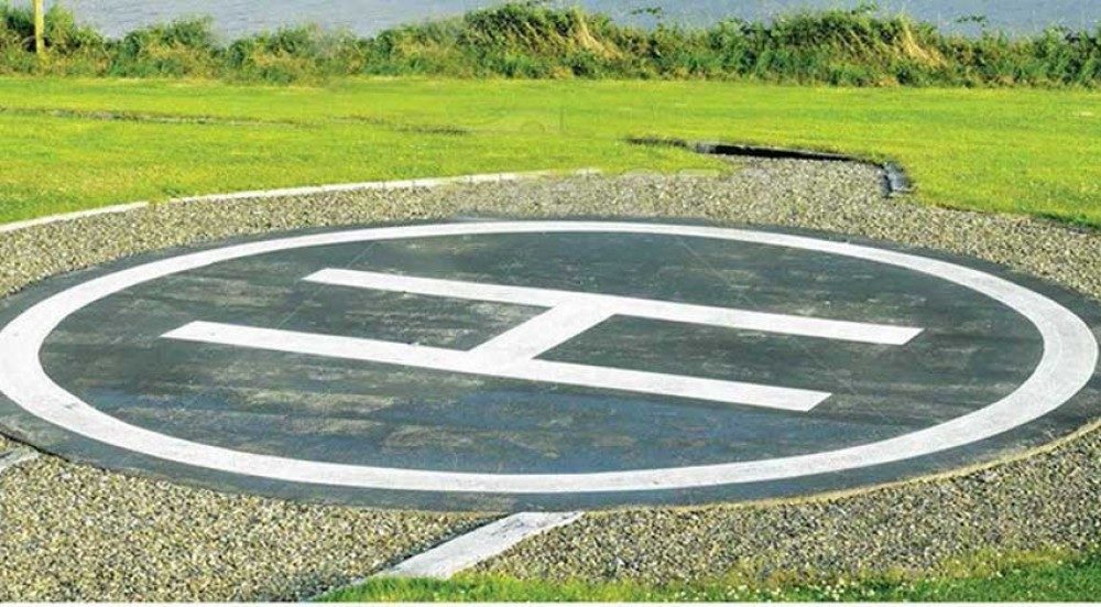 रात्रिकालीन अवतरण गर्ने हेलिप्याड निर्माण