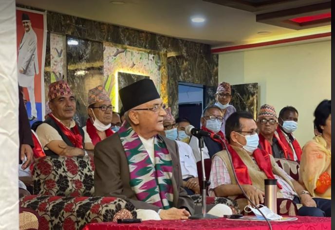 असक्षम देउवा सरकारको मन्त्रिमण्डलले तीन महिनामा बल्ल पूर्णता पायो : केपी ओली