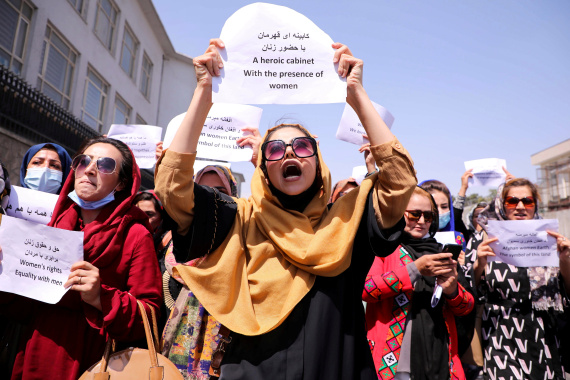 Afghan women demand political, social inclusion