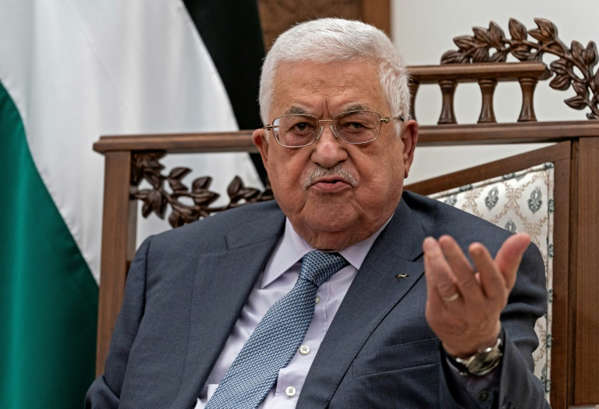 Palestinian president Abbas visits Israel’s Gantz in rare trip
