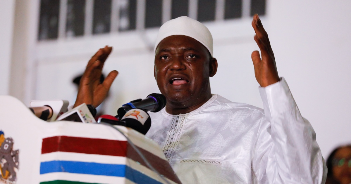 President Barrow wins second term in Gambia election