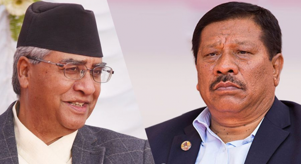 कांग्रेस सभापतिमा देउवालाई नेता सिंहको समर्थन