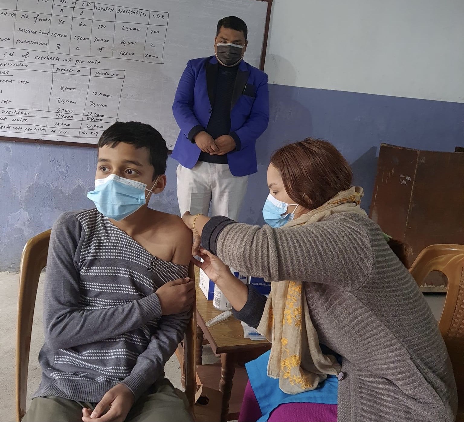 पच्चिस हजार बालबालिकालाई कोरोनाविरुद्धको खोप