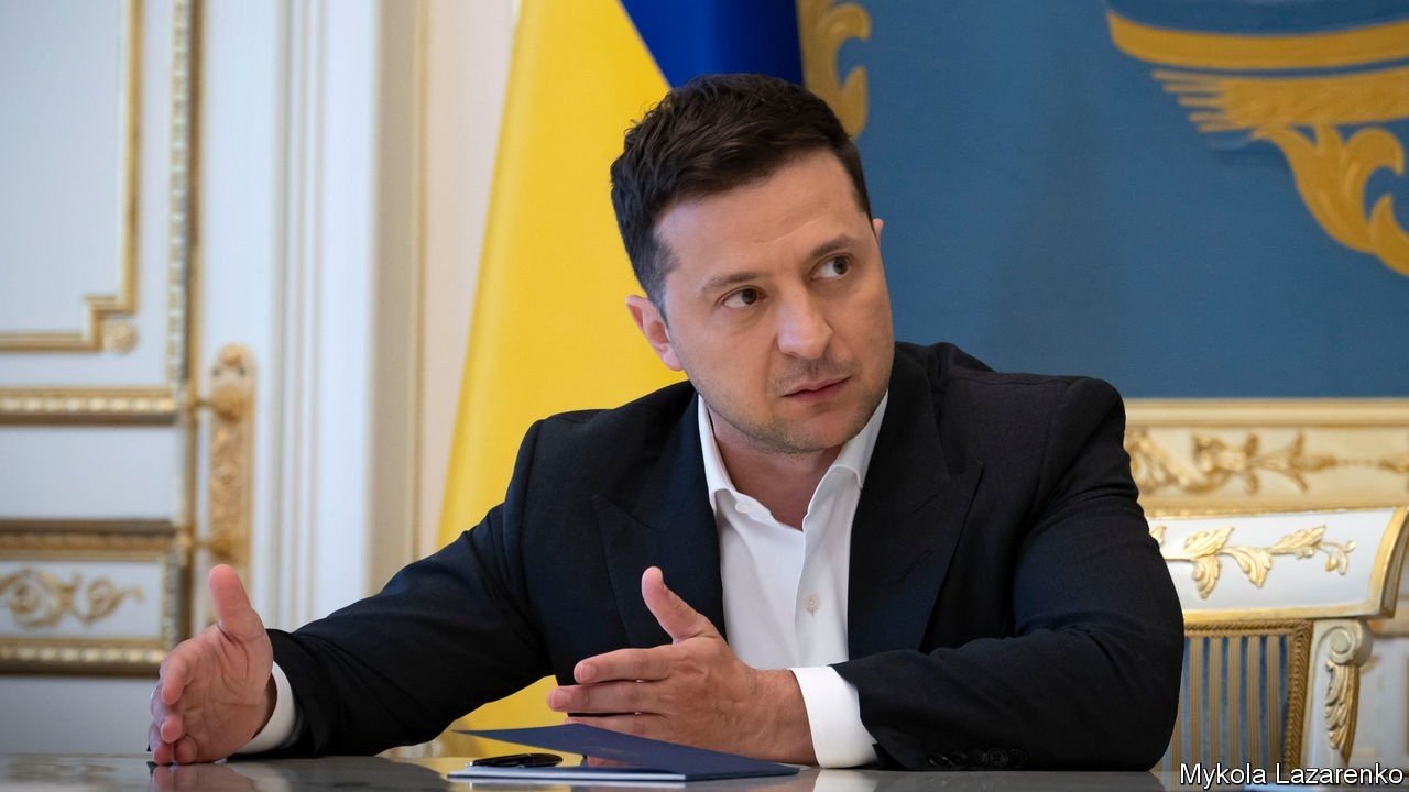Ukrainian President Zelensky announces of Russian invasion on Feb 	16 in a Facebook post