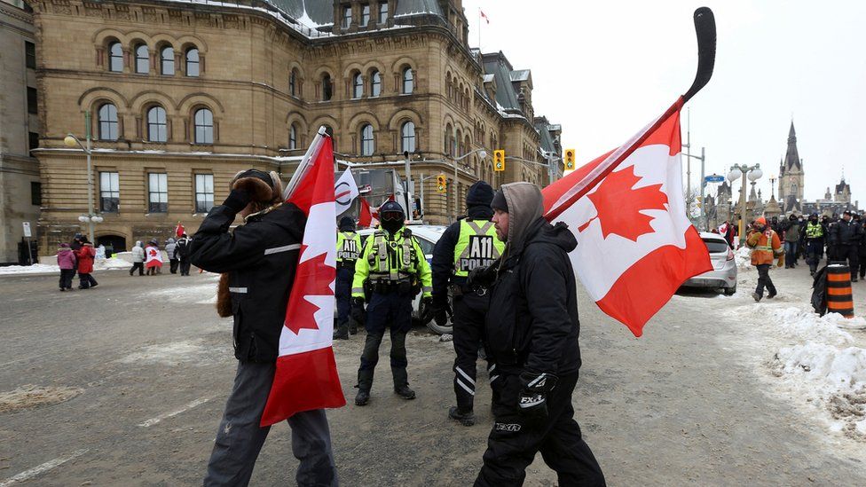 Ottawa mayor declares state of emergency over ‘out of control’ 	truckers’ protest
