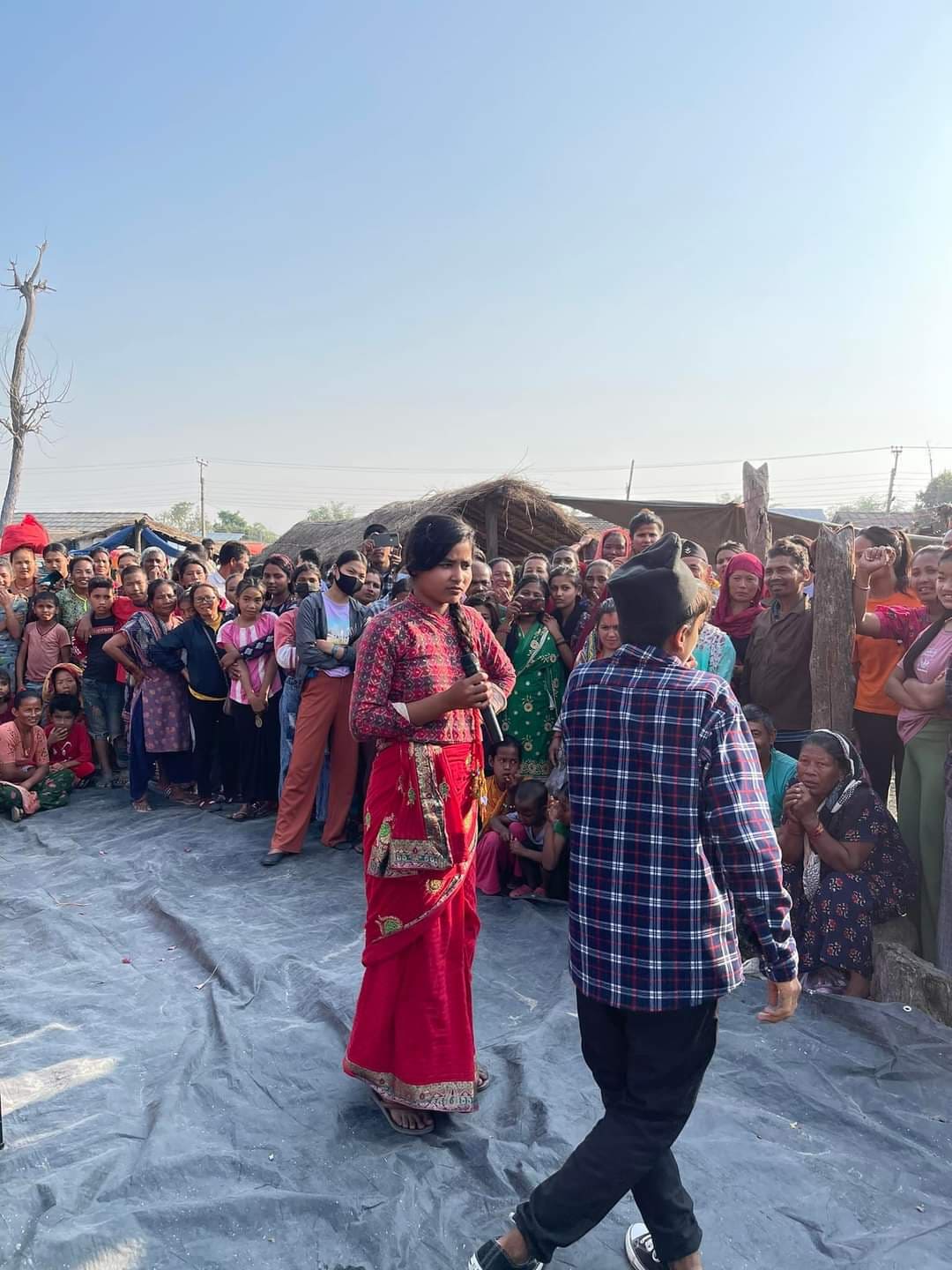 नारी दिवसको अवसरमा रौतहटमा रहेको चन्द्रज्योतिका विद्यार्थीले देखाए सडक नाटक