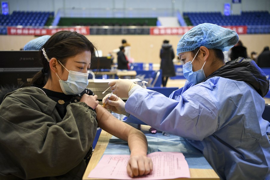 Around 1.24 billion people in China fully vaccinated against COVID-19