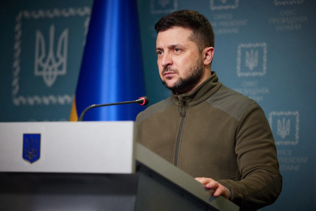 Zelensky calls for worldwide protests against Russia’s war
