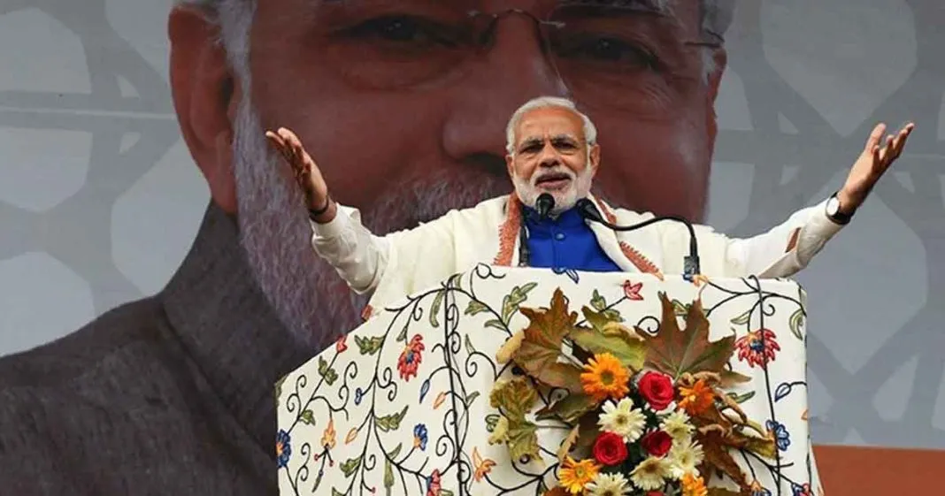 India PM in first Kashmir public event since clampdown