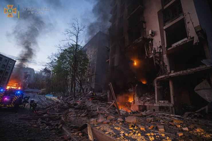 Russia confirms ‘high-precision’ strike on Kyiv during UN visit