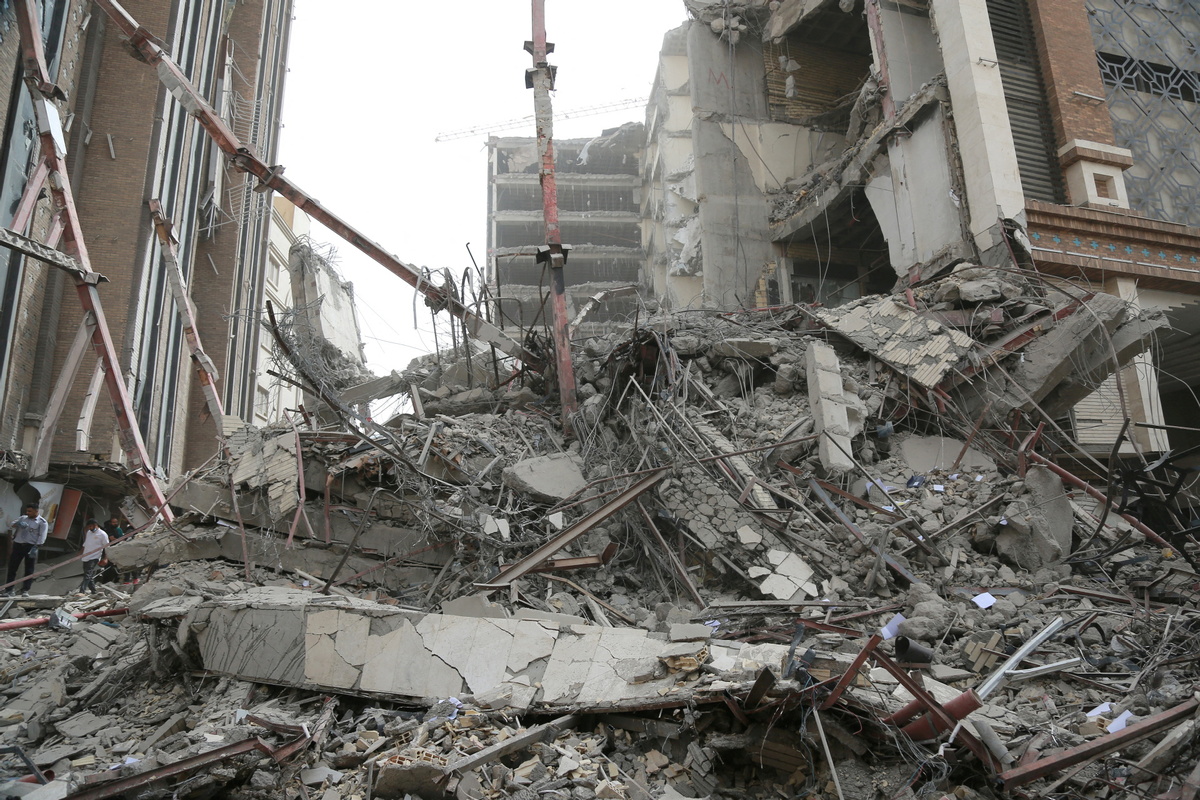 29 killed, 38 missing in building collapse in SW Iran