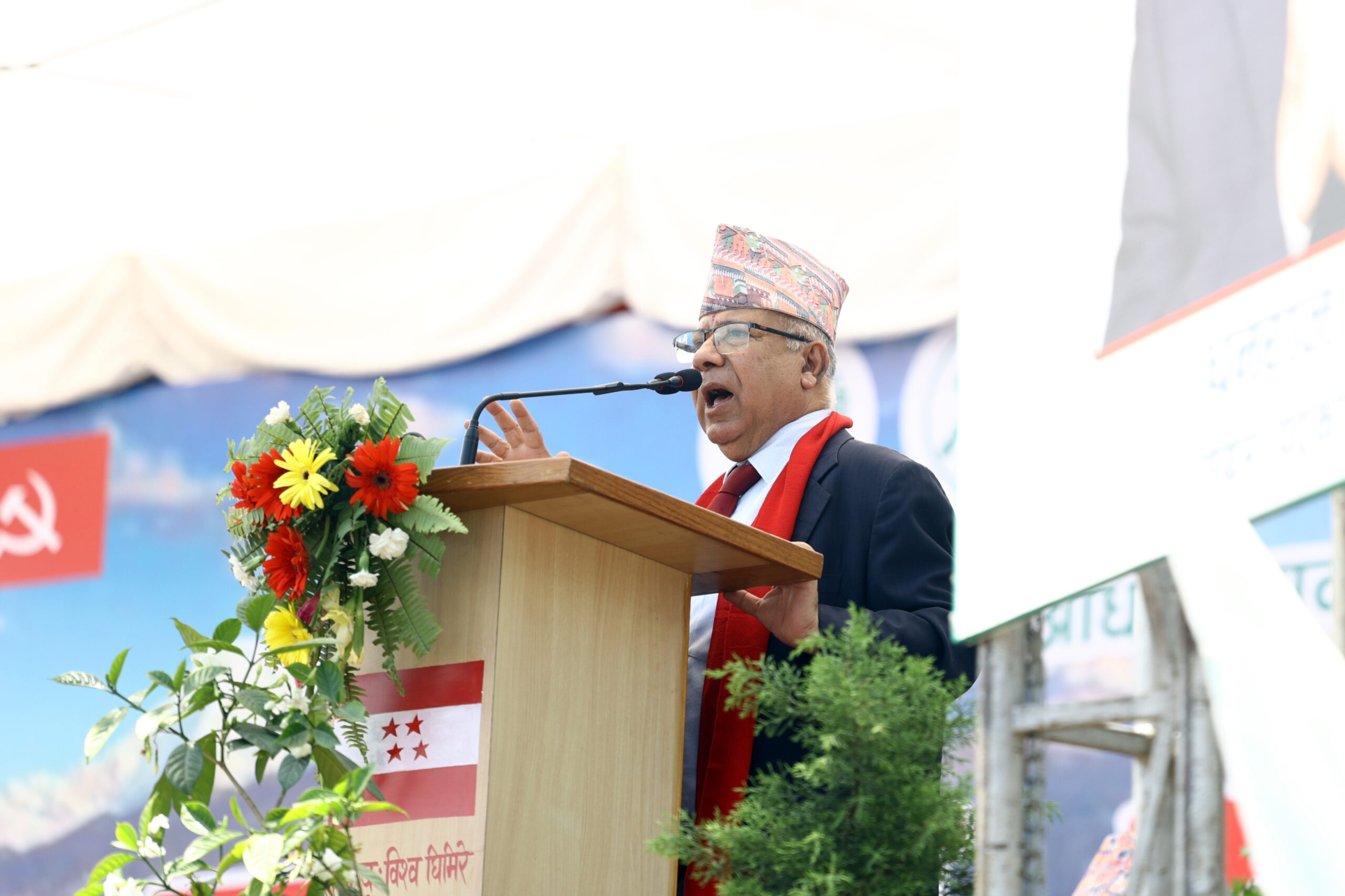 गठबन्धनले जनताको विश्वास जित्दै आएको छ : अध्यक्ष नेपाल