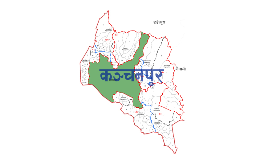 कञ्चनपुरमा आचारसंहिता विपरीत प्रचार सामग्री