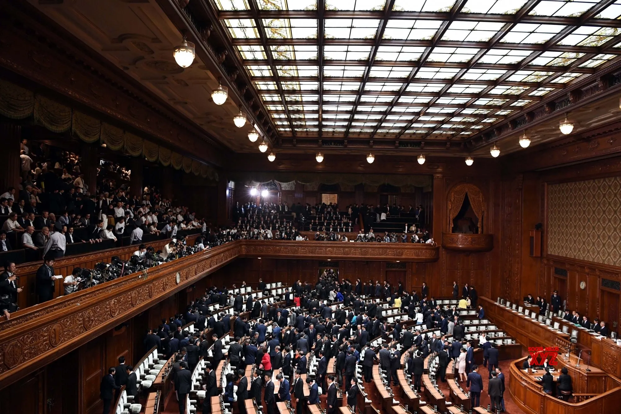 Japan’s lower house votes down no-confidence motion against embattled speaker