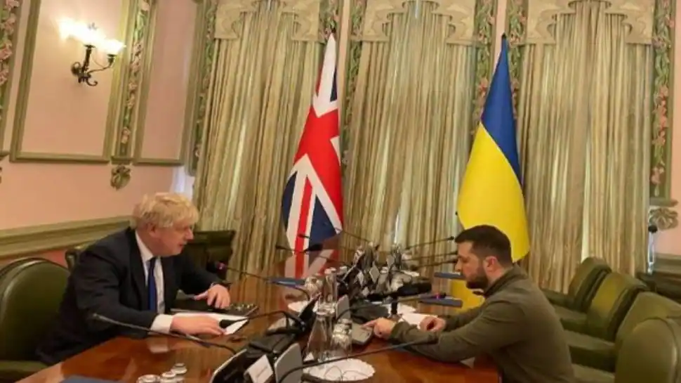 Ukrainian president, British PM discuss security issues