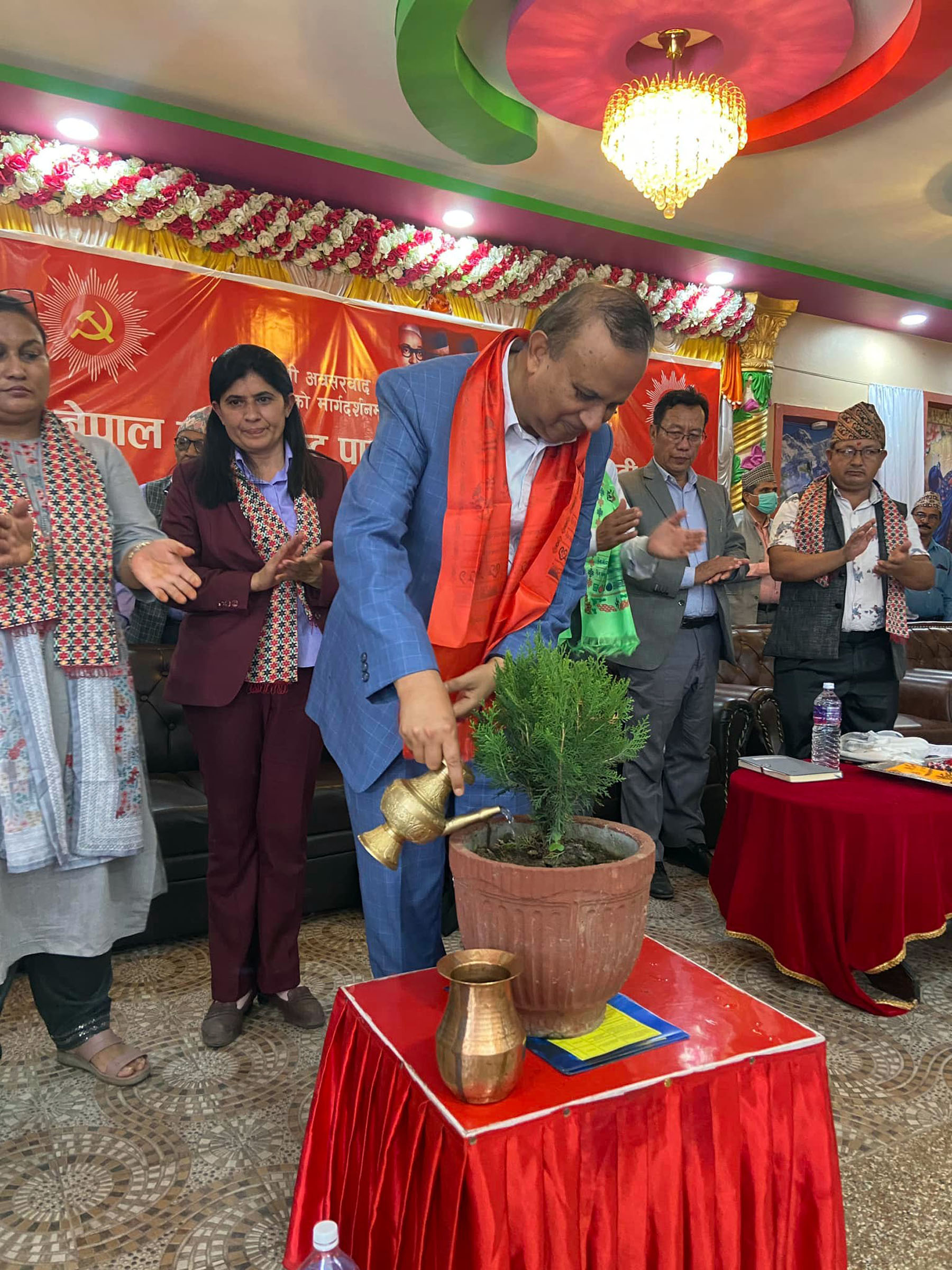 एमालेको नेतृत्वमा देश विकास सम्भव : महासचिव पोख्रेल