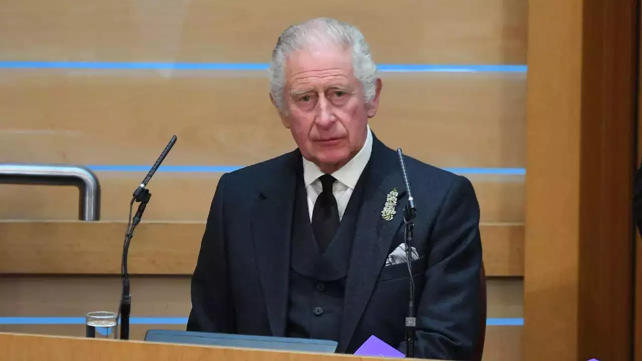 King Charles in Belfast, queen’s coffin to return to London
