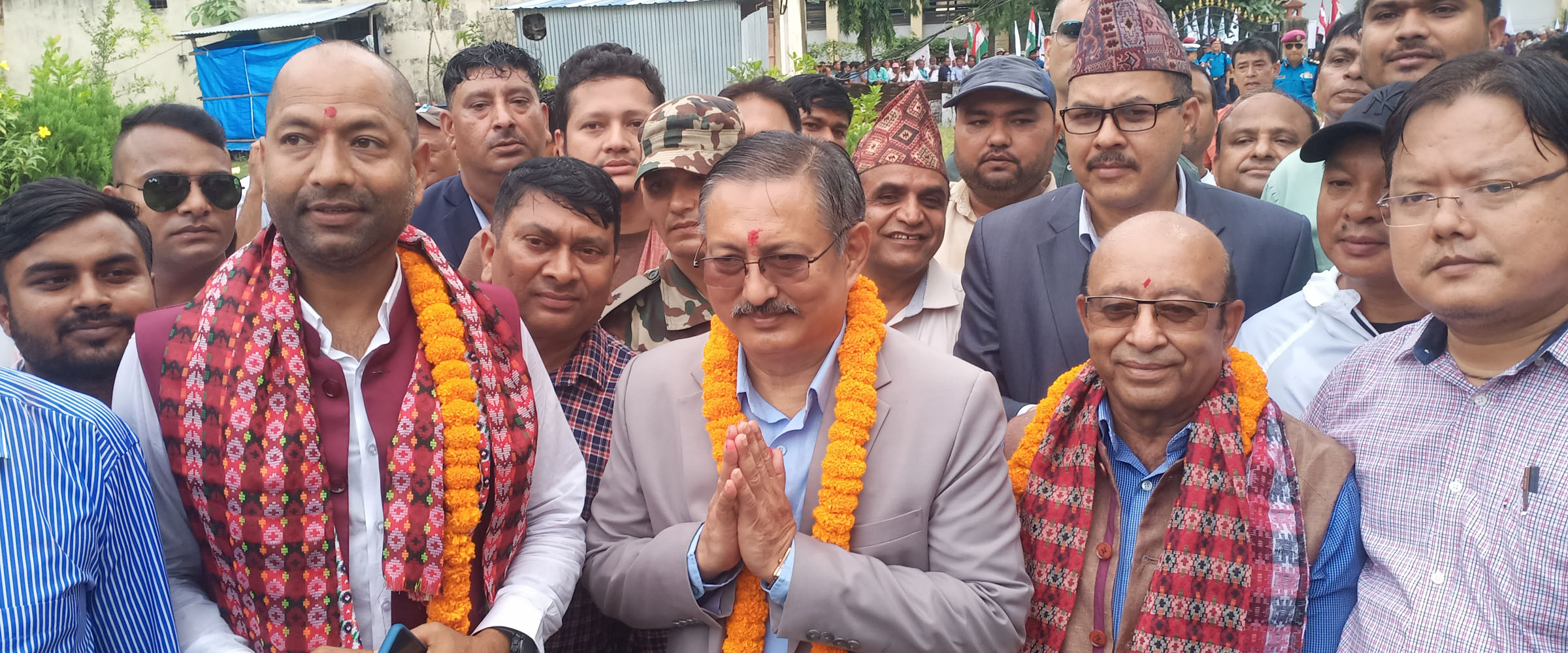 गृहमन्त्री खाणद्वारा रुपन्देही क्षेत्र नं ३ बाट उम्मेदवारी दर्ता