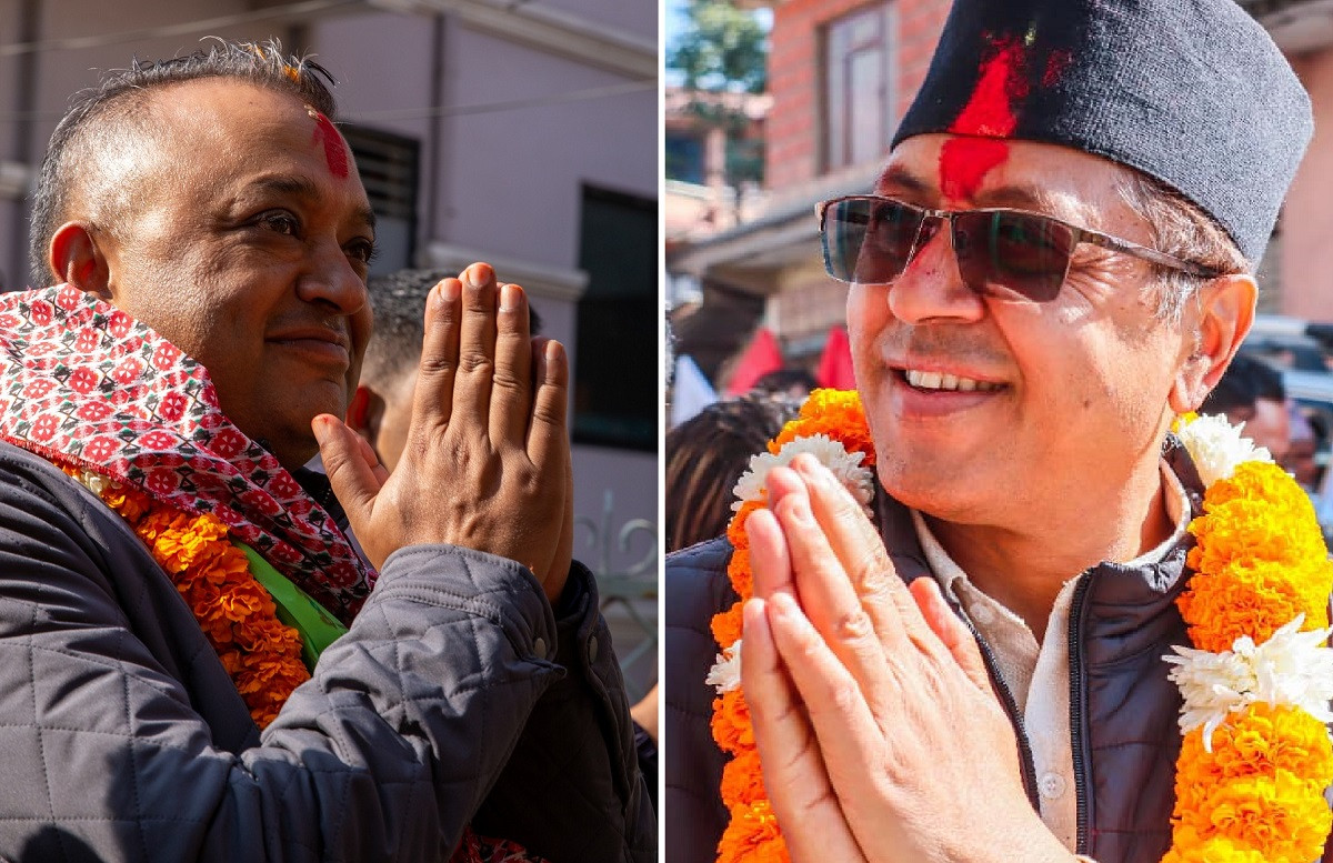 काठमाडौँ–४ मा झिनो मतान्तरले थापा अगाडि
