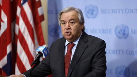 UN chief urges member states to uphold UN values, rule of law
