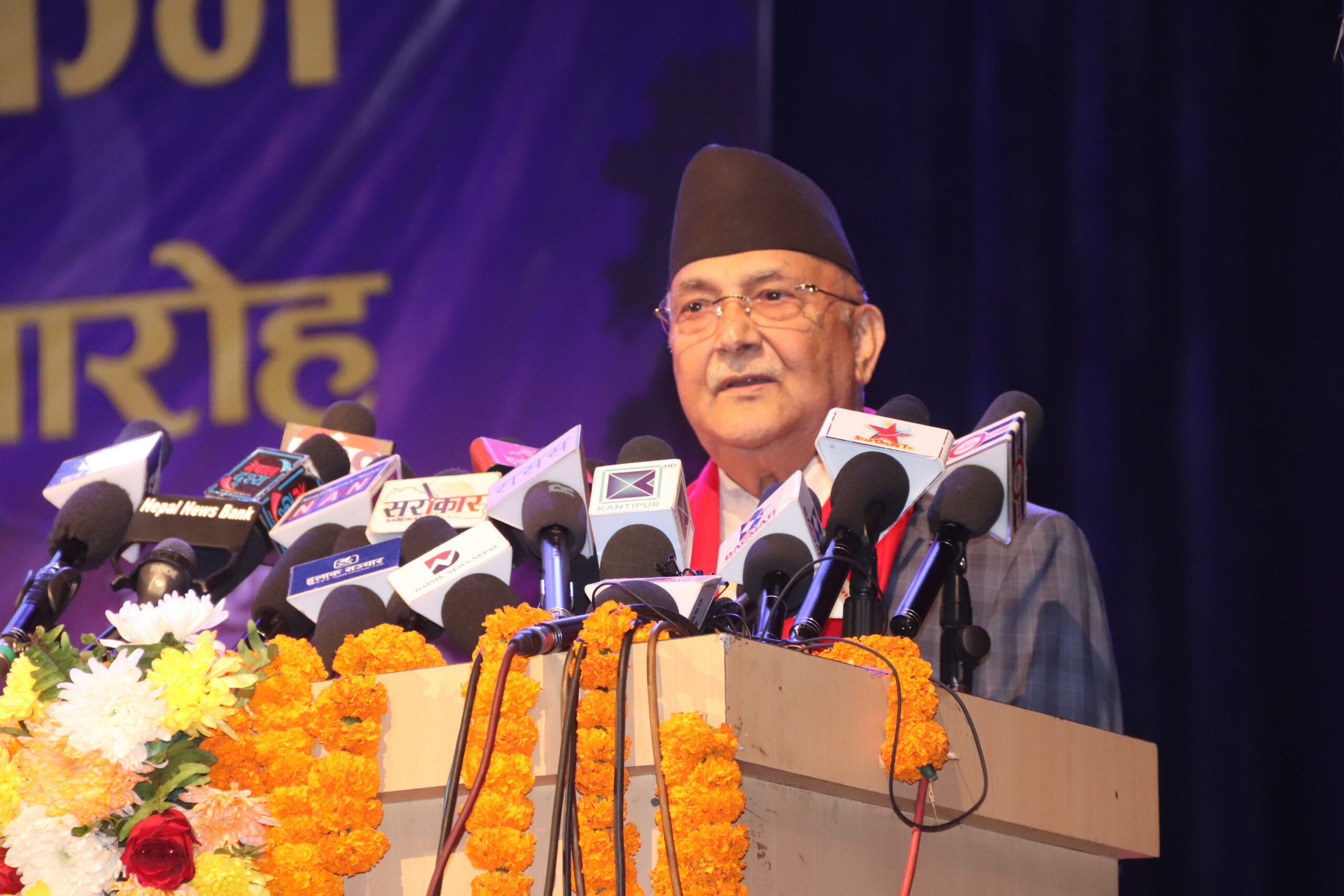 राष्ट्रपतिमा एमालेका उम्मेदवारलाई सहयोग गर्न अध्यक्ष ओलीको अपिल