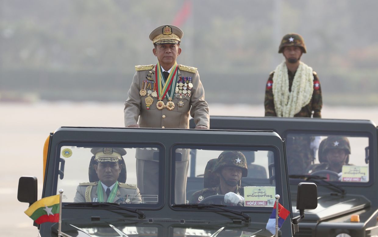 Myanmar junta chief vows continued crackdown, then elections