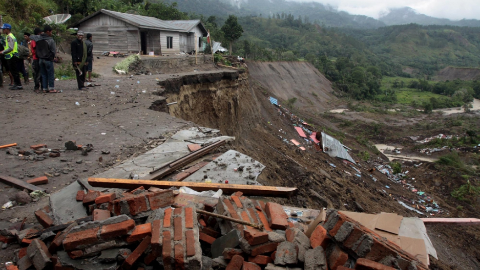 Rescuers search for dozens missing after deadly Indonesia landslide