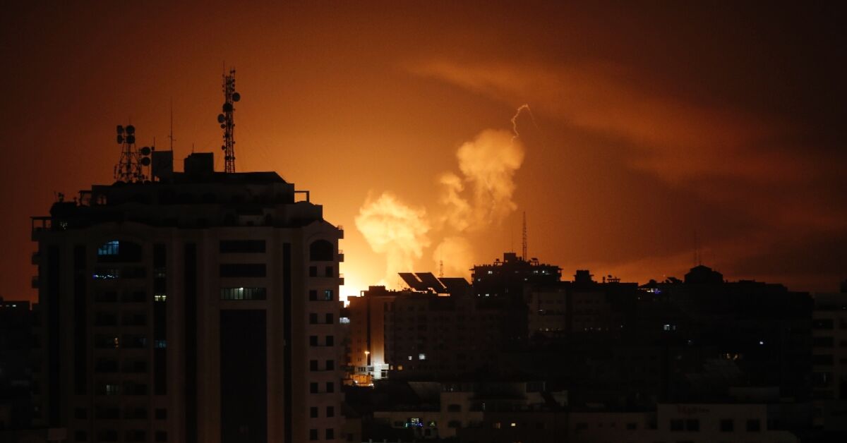 Israel strikes Lebanon, Gaza after rocket salvo from Lebanese soil