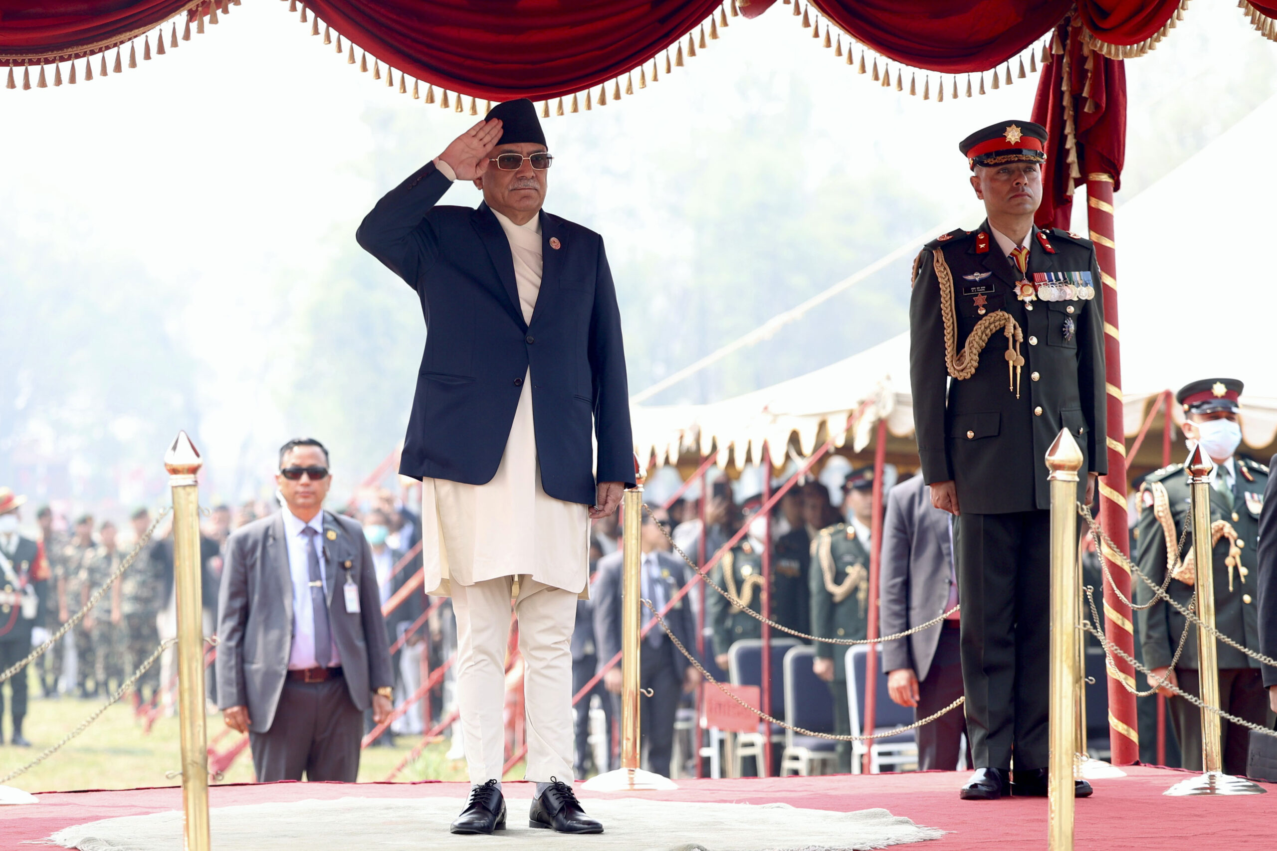 नेपाललाई सुरक्षित राख्नु आजको आवश्यकता : प्रधानमन्त्री दाहाल
