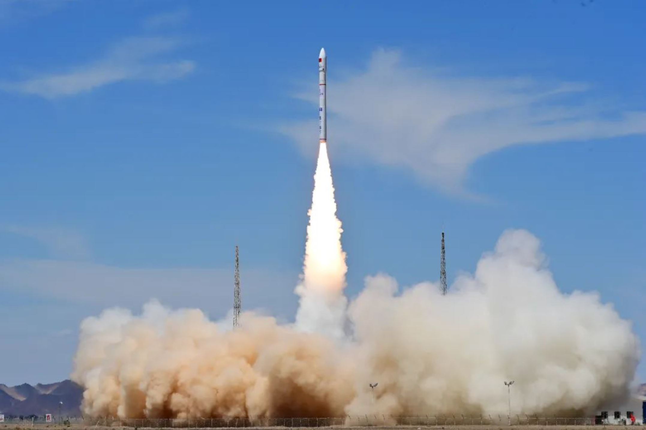 China sends four satellites into space