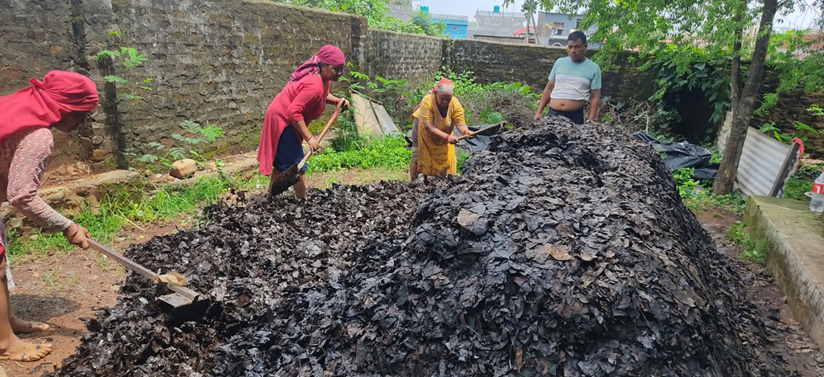 फोहरबाट मल उत्पादन गर्दै मध्यविन्दु