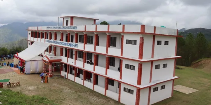 भारत सरकारको सहयोगमा निर्मित विद्यालय हस्तान्तरण