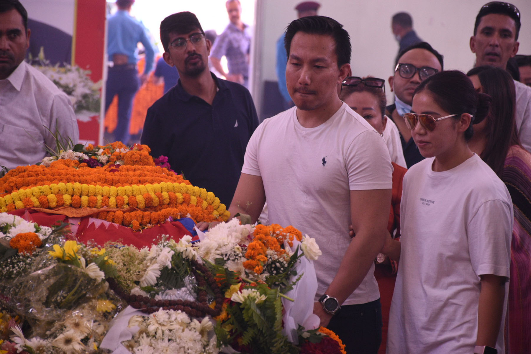 नेम्वाङको पार्थिव शरीर पार्टी कार्यालयबाट घर लगियो