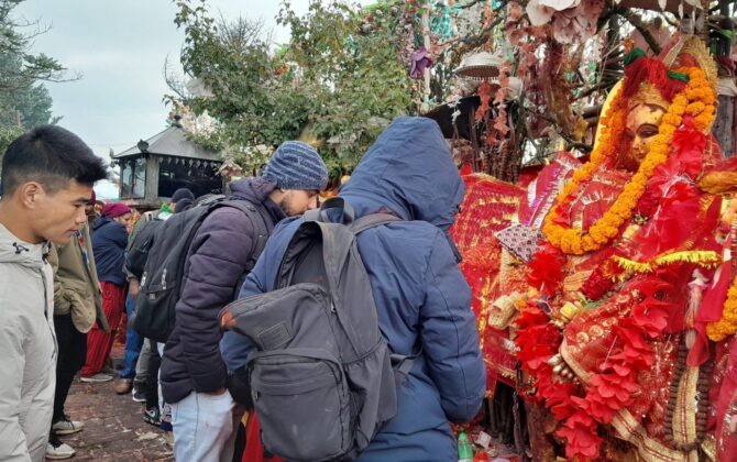 दसैँका समयमा पाथीभरामा २५ हजारभन्दा बढी जनाले दर्शन गरे