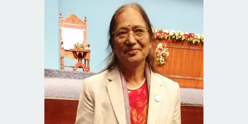 सदन प्रक्रियामुखी नभई कार्यमुखी र परिणाममुखी हुनुपर्छ : नेत्री श्रेष्ठ