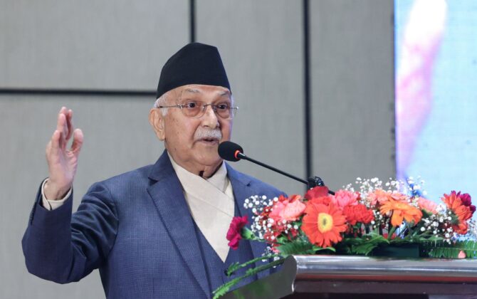 जलवायु परिवर्तनका चुनौतीको समाधानमा एकजुट भएर लाग्नुपर्छ : प्रधानमन्त्री केपी शर्मा ओली
