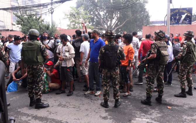 मुलुकमा सुरक्षा कायम गर्न सक्रिय रुपमा खटियो नेपाली सेना